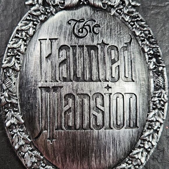 🔺️NWT Disney Black & Silver "The Haunted Mansion" Hardcover Journal - Picture 2 of 11